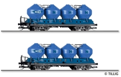 Tillig 01114 - TT - 2-tlg. Set Staubsilowagen NHN spol. s.r.o., ČD, Ep. V